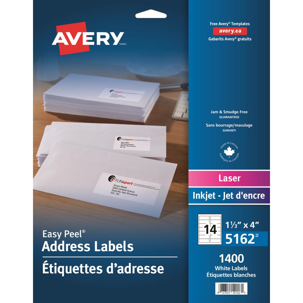 avery labels 4 x 4
